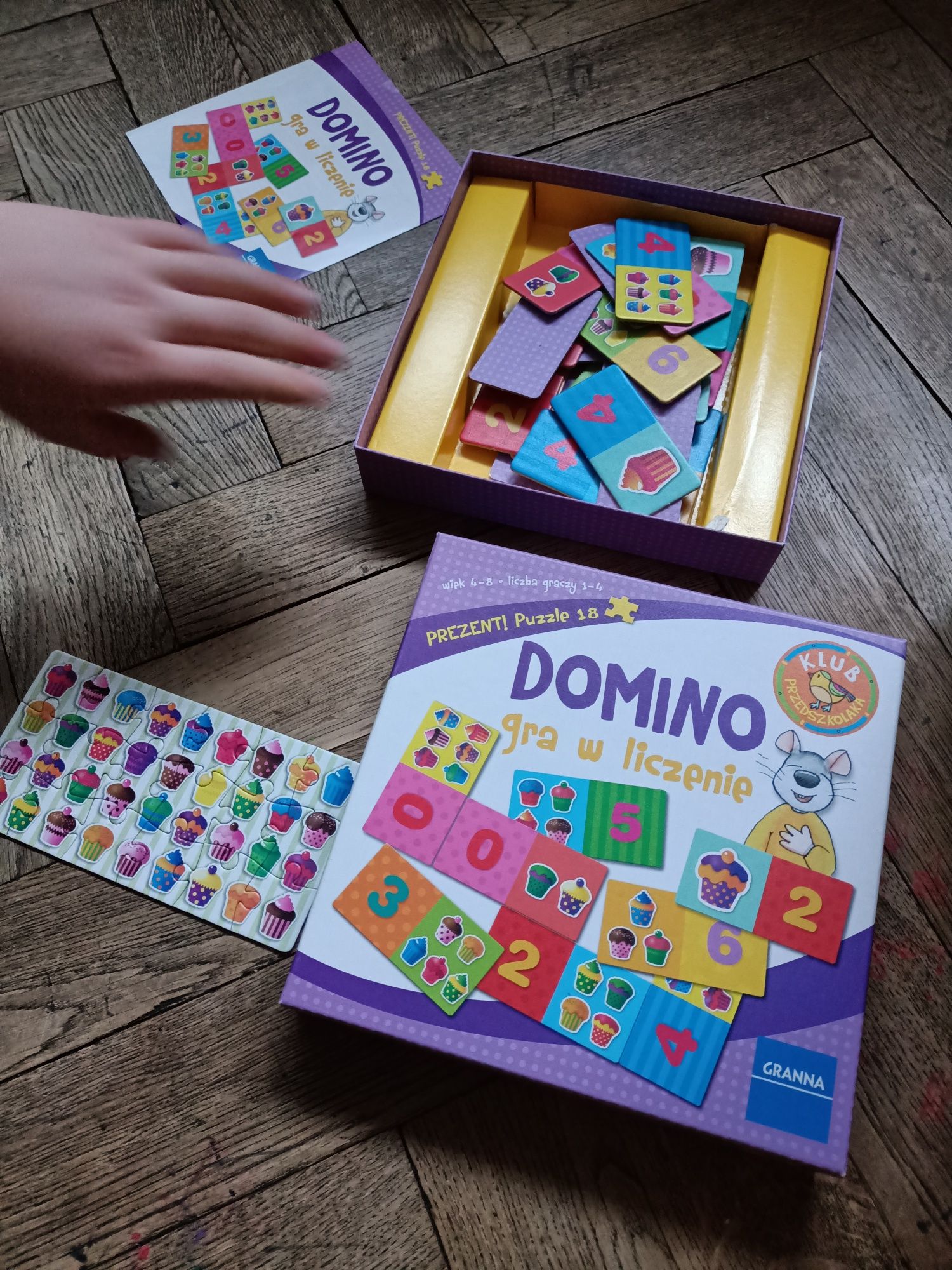 Zabawka edukacyjna Domino Gra w liczenie Granna 6+