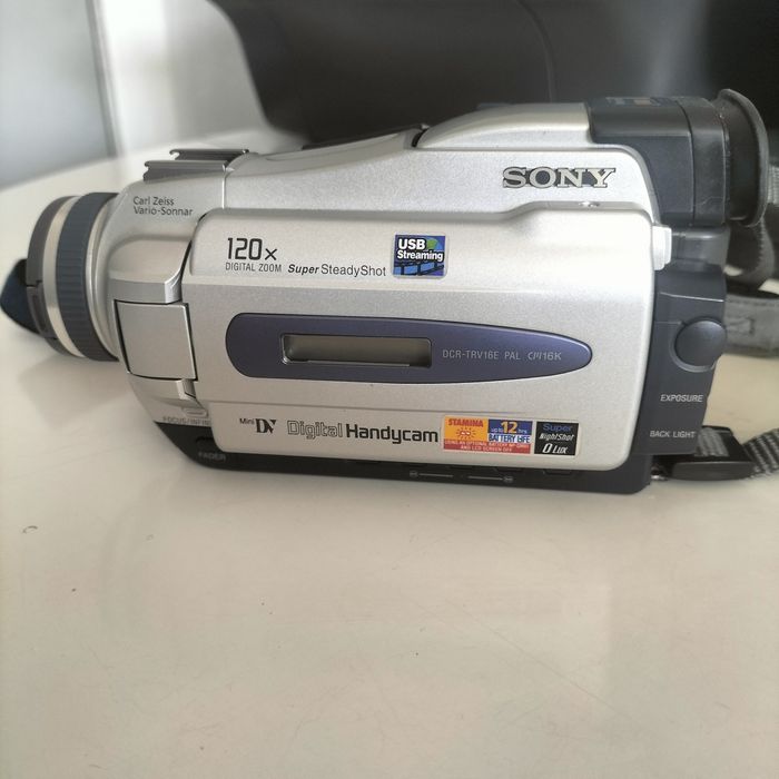 Câmera filmar Sony antiga impecável