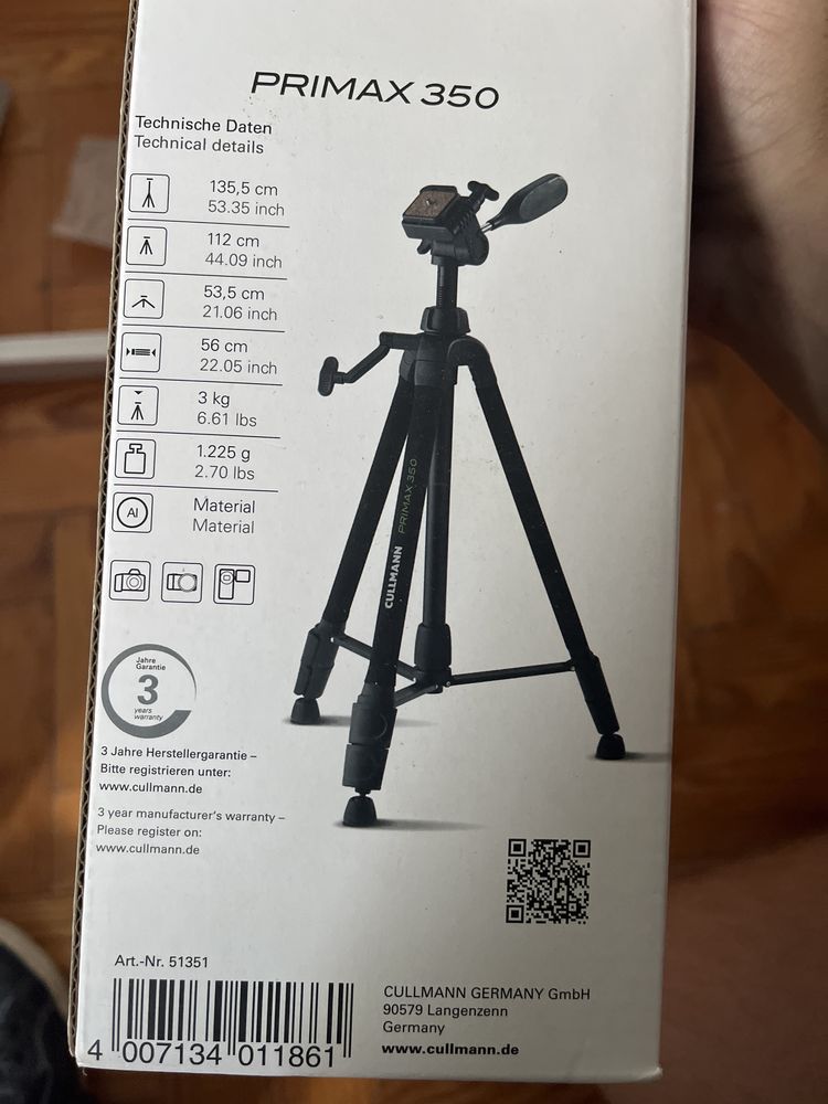 Tripé Cullmann Primax 350