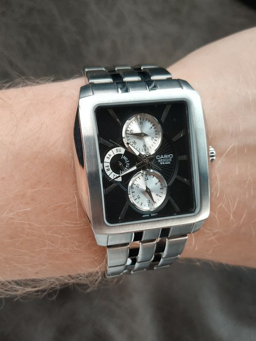 Годинник  Casio Beside BEM-303D-1A Оригінал Гарантія