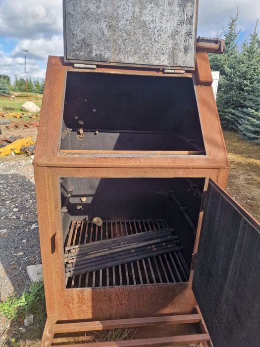 Wędzarnia z grubej blachy solidna