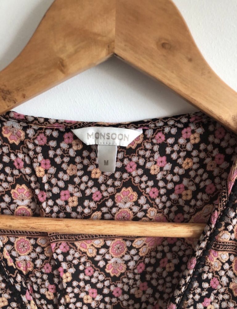Bluzka nietoperz kimono tunika boho Monsoon