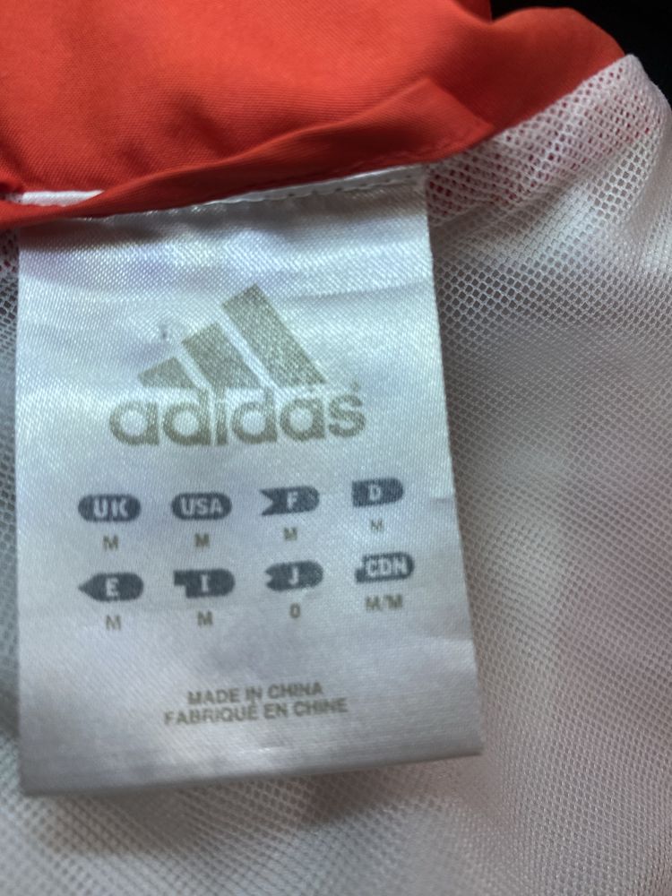 Biała bluza vintage adidas Niemcy olimpiada