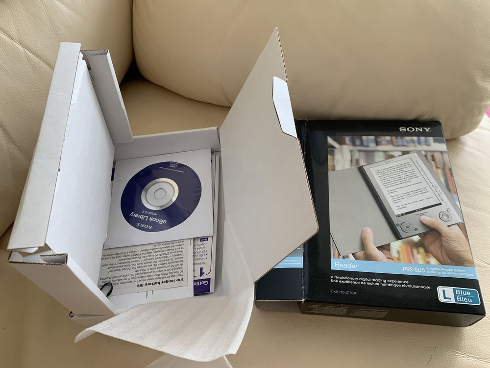 Коробка от Sony reader prs-505