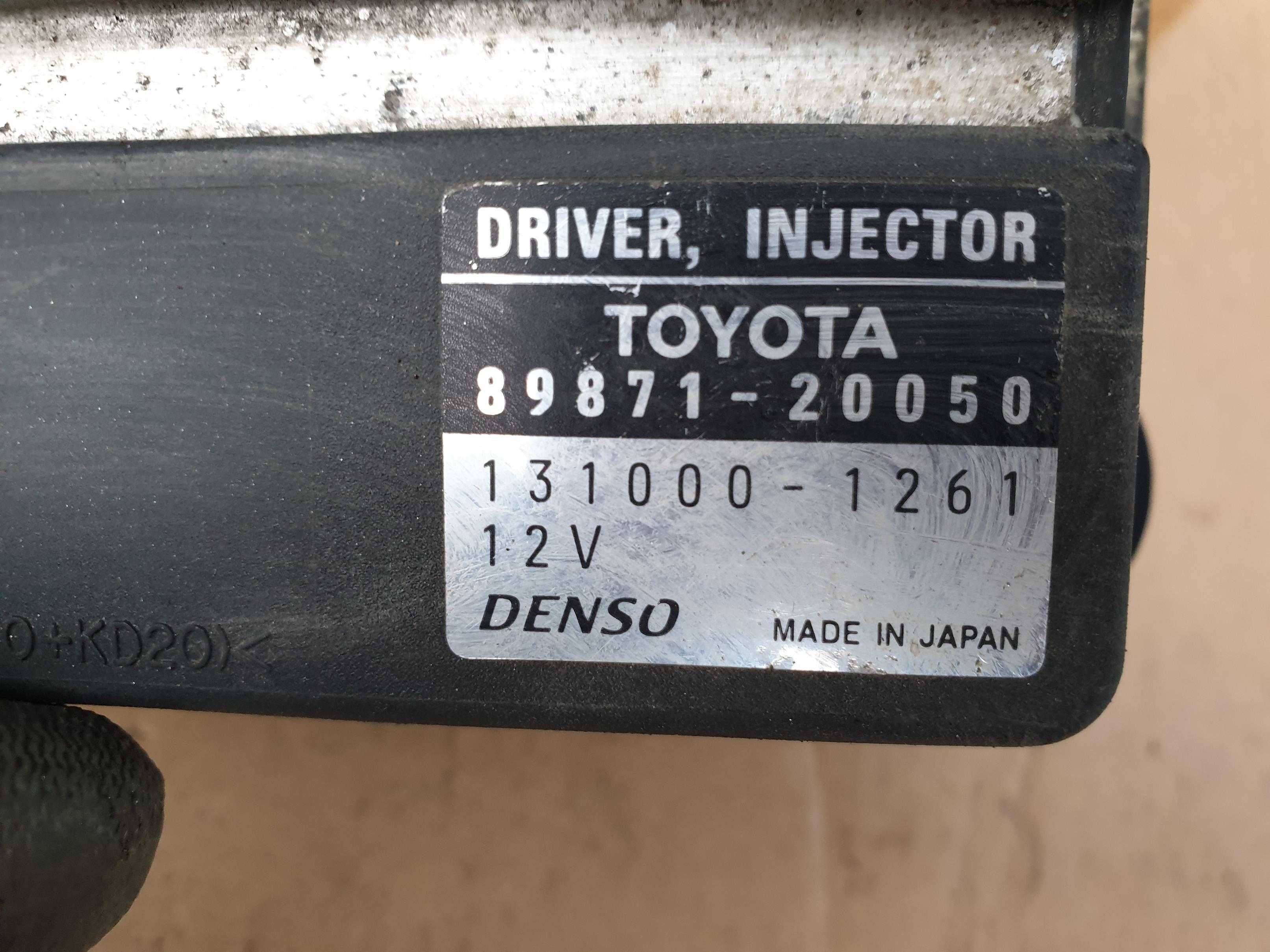 Sterownik, komputer wtryskiwaczy Toyota 2.0 D4D oryginał f-my Denso