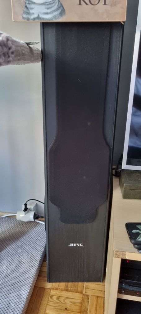 Amplituner Pioneer 423, kolumny beng, subwoofer mivoc