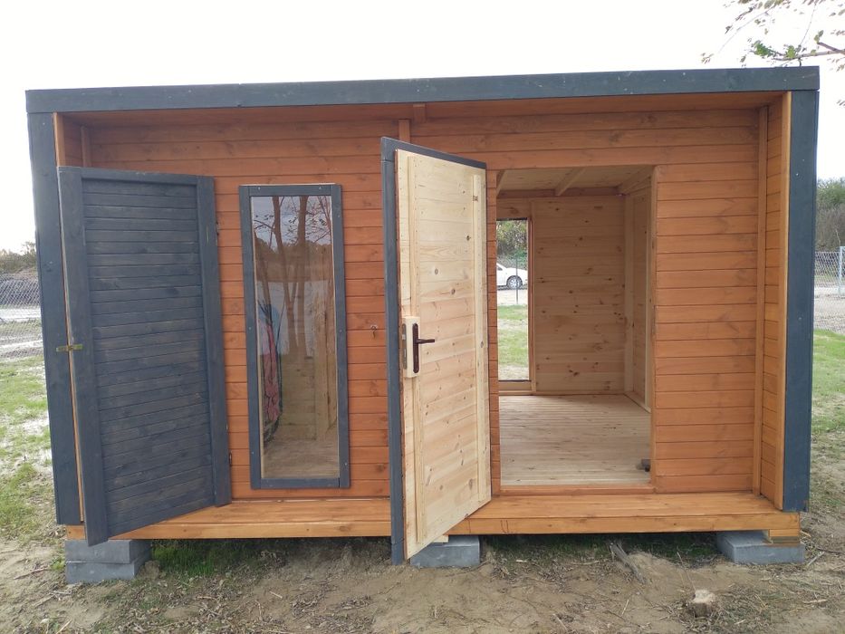 %RATY% D5 Nowoczesny domek narzędziowy Kontener na działek. Różne rozm