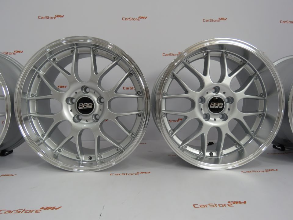 Jante Look BBS RS GT 18 8 +9 et35 5x120 Silver