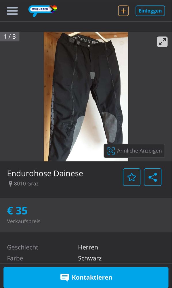 Нові ендуро/мотокрос штани Оригінал Dainese