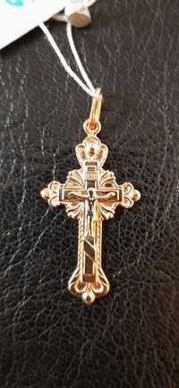 Крест, крестик, золото-585