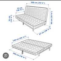 Sofá cama IKEA - modelo Bedginge