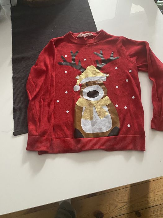 Sweter świąteczny z H&M roz 110/116