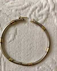 Pulseira em Prata e Ouro