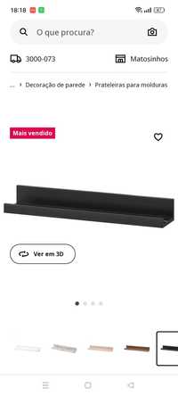 2 Prateleiras ikea