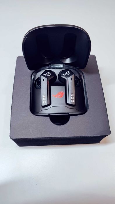 Asus ROG Cetra True Wireless czarne słuchawki gamingowe dokanałowe