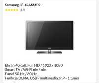 Telewizor-40" -РК-телевізор Samsung 40" LE40A551