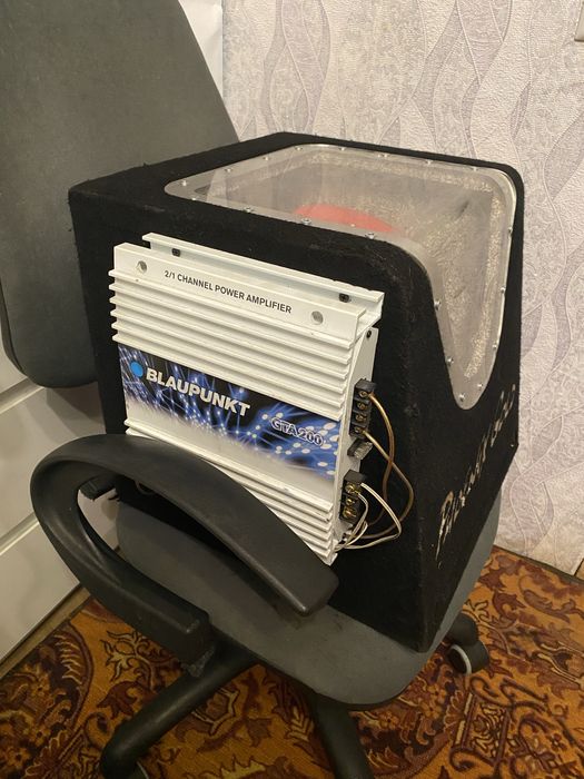 Продам сабвуфер с усилителем