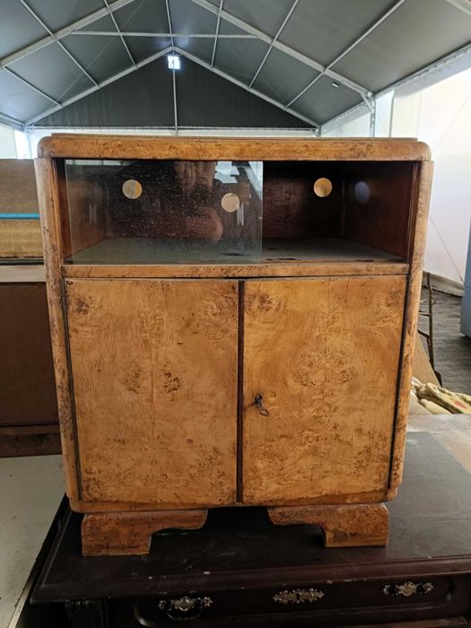 Szafka z witryną ART DECO