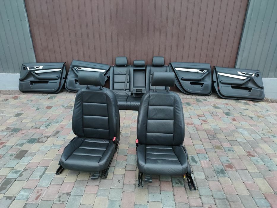 Салон audi a6 c6 кожаный салон сидения а6 ц6 шкірянні сидіння кожа а6