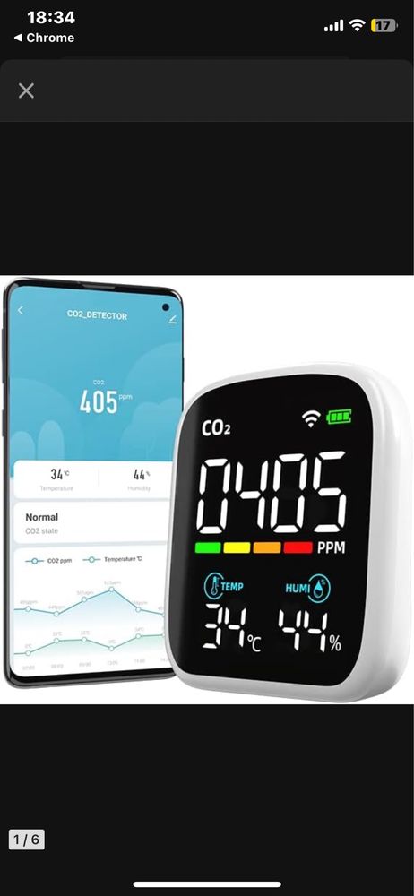 NDIR miernik emisji CO2, jakość powietrza, czujnik CO2 G912