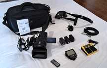 Kamera cyfrowa SONY HDR-AX2000E +statyw +lampa +torba +mikrofon + ..