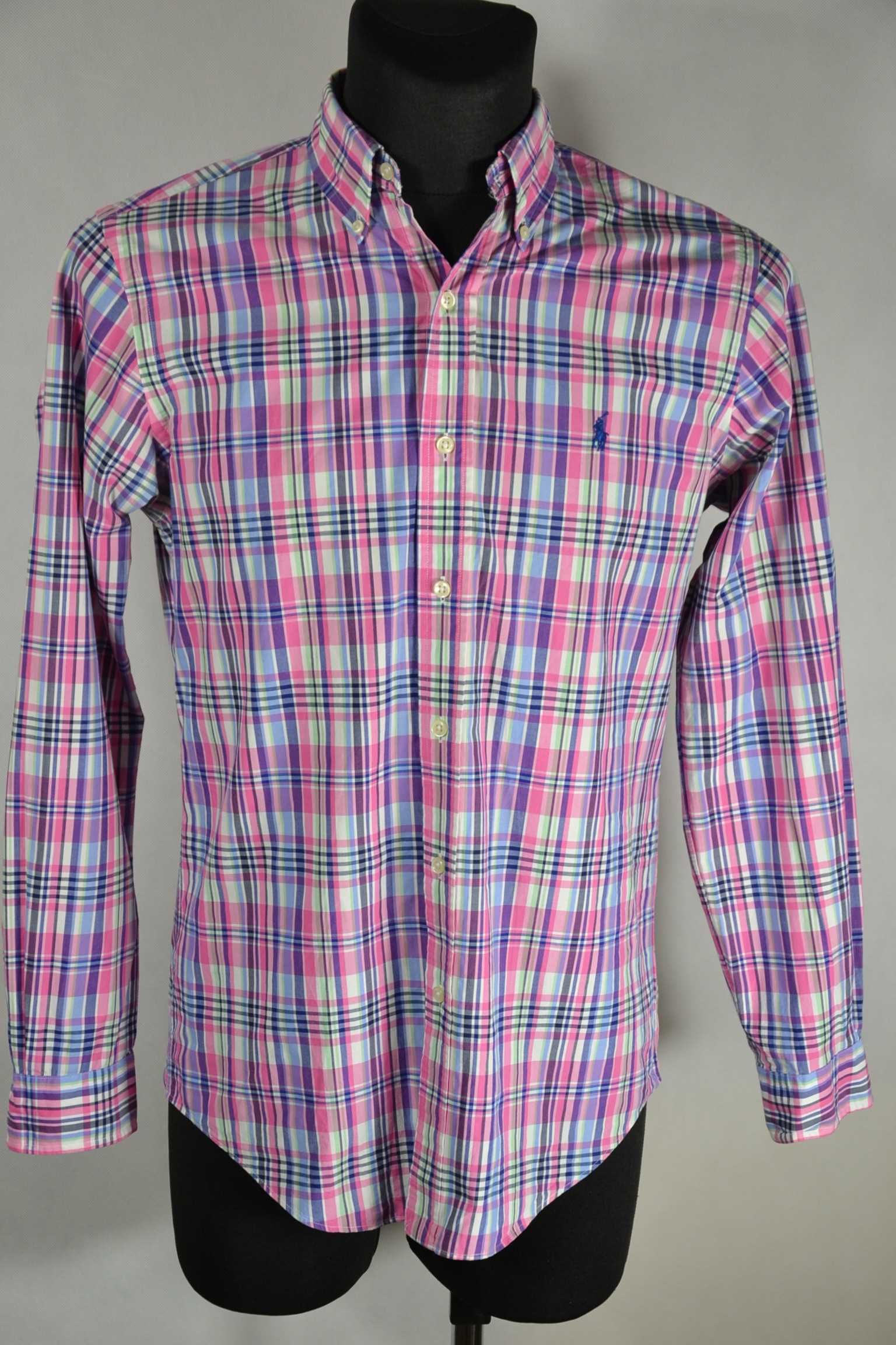 POLO RALPH LAUREN Koszula Męska S Oryginalna Bawełna 100% Super Stan