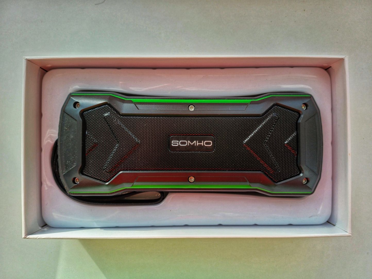 Водостійка Bluetooth колонка Somho S335 black-green