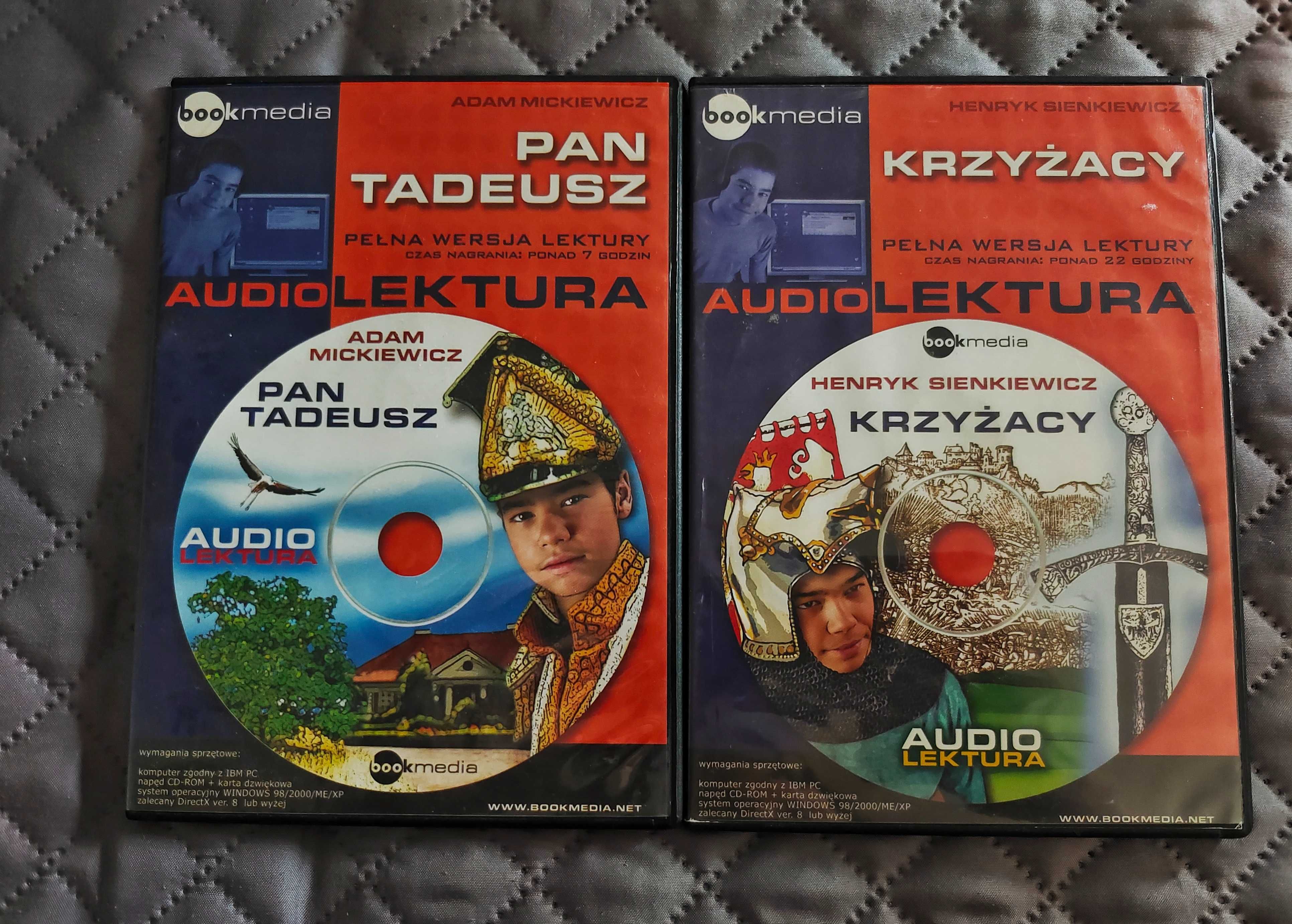 Audiobook lektura Pan Tadeusz i Krzyżacy