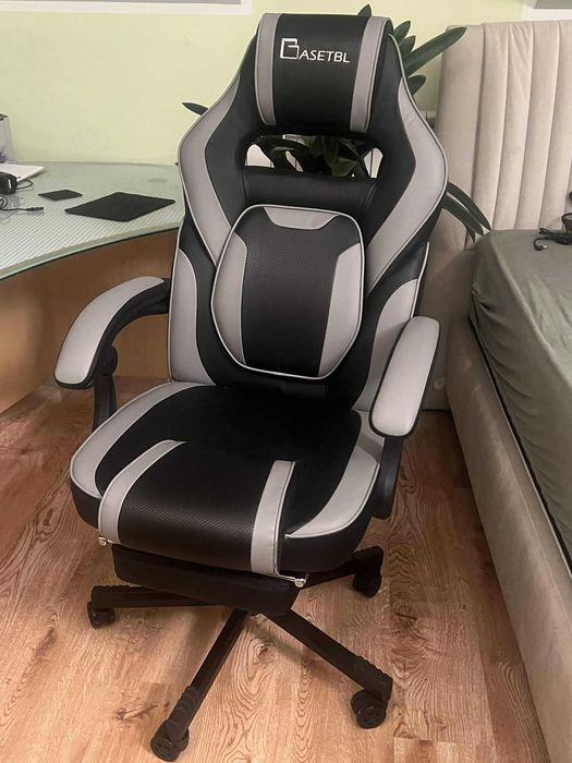 Fotel Gamingowy Biurowy Obrotowy Regulowany
