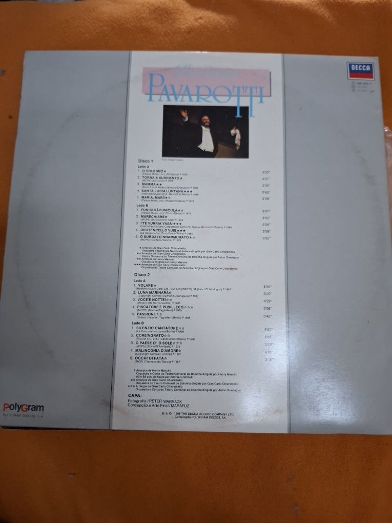 DISCO lp luciano Pavarotti