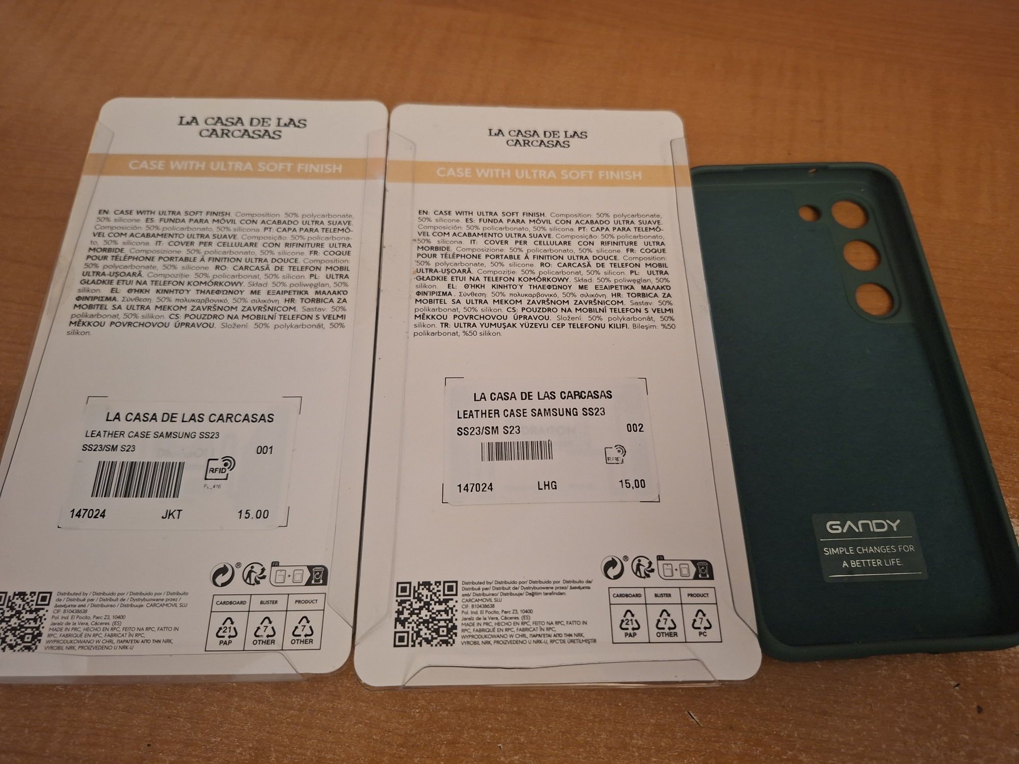 3 capas s23 preto, azul e verde