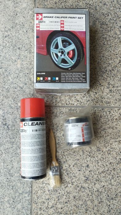 Kit pintura pinças travão desportivas vermelhas