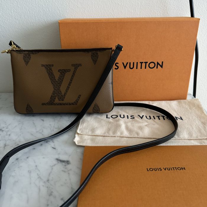 Louis Vuitton Double Zip Pochette torebka listonoszka ORYGINAŁ