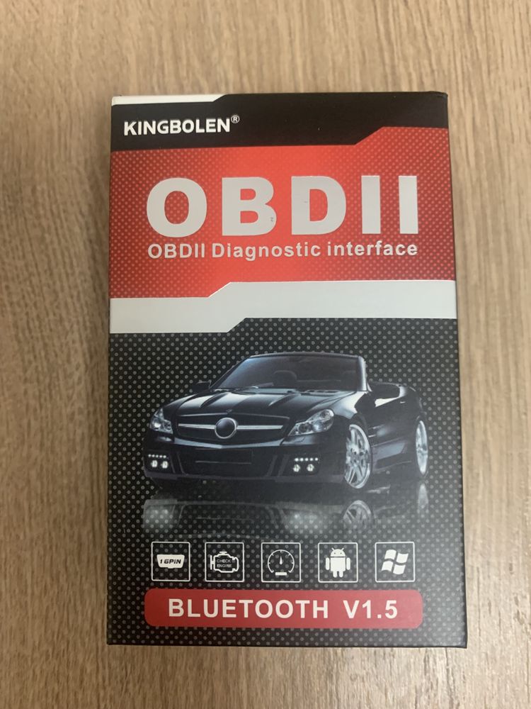 Автосканер OBD2 ELM 327 v1.5 BLUETOOTH KINGBOLEN  (PIC18F25K80)