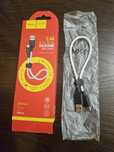 Кабель Hoco X21 Micro USB довжина 0.25м чорний з білим
