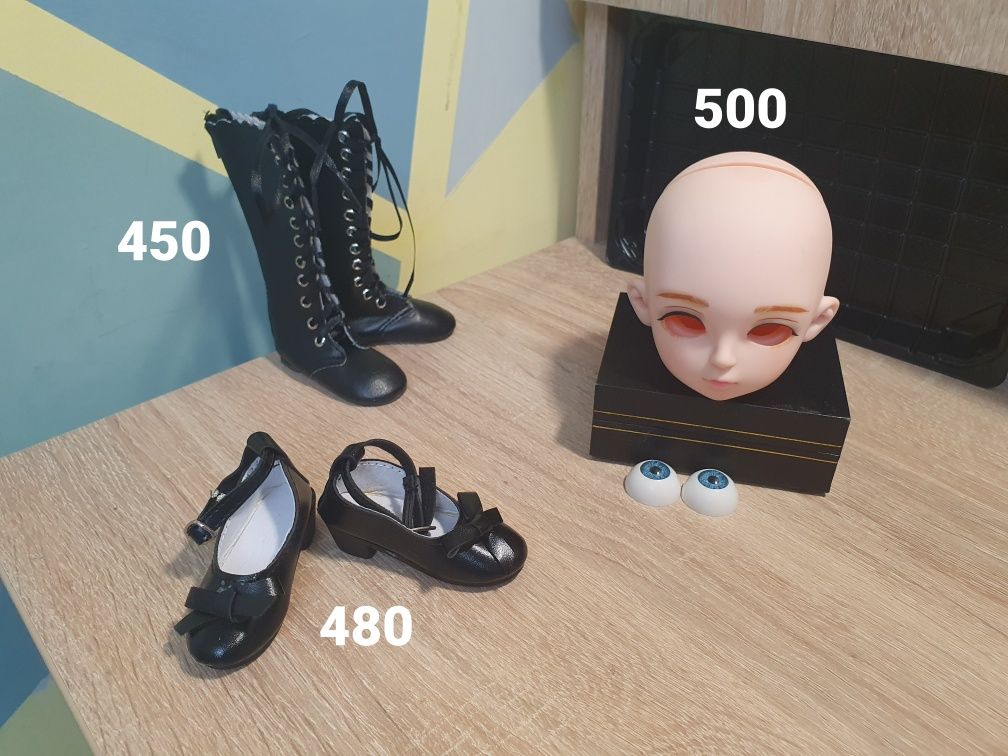 Кукла бжд и аксессуары, Обувь и голова для кукол 60см бжд