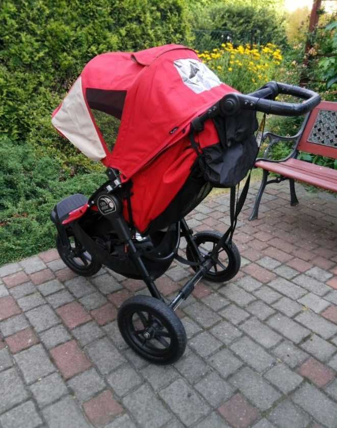 City Elite Baby Jogger Red, wózek spacerowy SUV dla dziewczynki