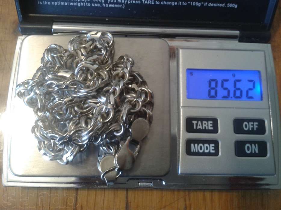 Срібний ланцюжок АРАБКА 85,6 грама