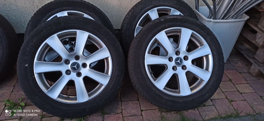 Koła Mercedes Borbet 5x112 17" Zimówki 225/55/17