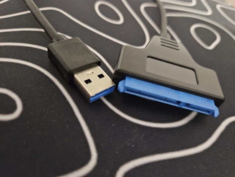 Adapter SATA → USB 3.0 do dysków SSD/HDD 2.5" lub 3,5"