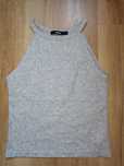 Top halter Bik Bok S 36 szary bluzka na lato