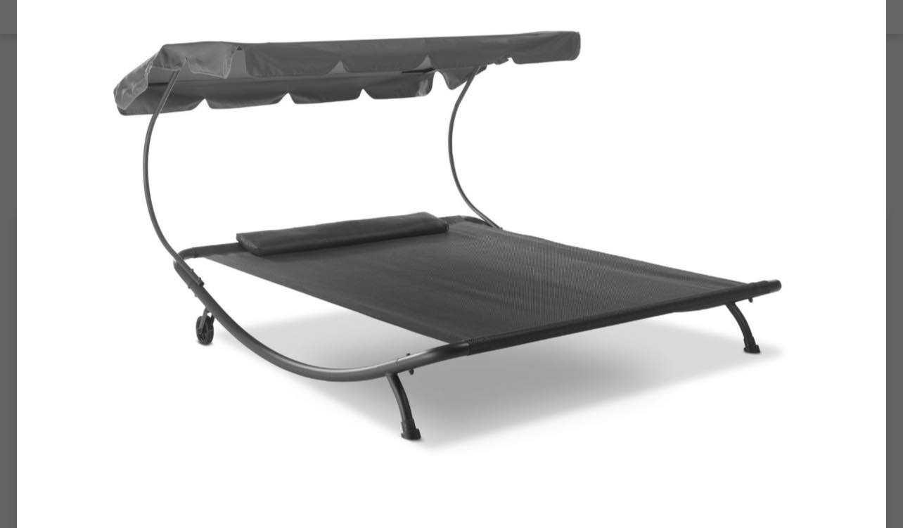Łóżko leżak ogrodowy 200x200cm