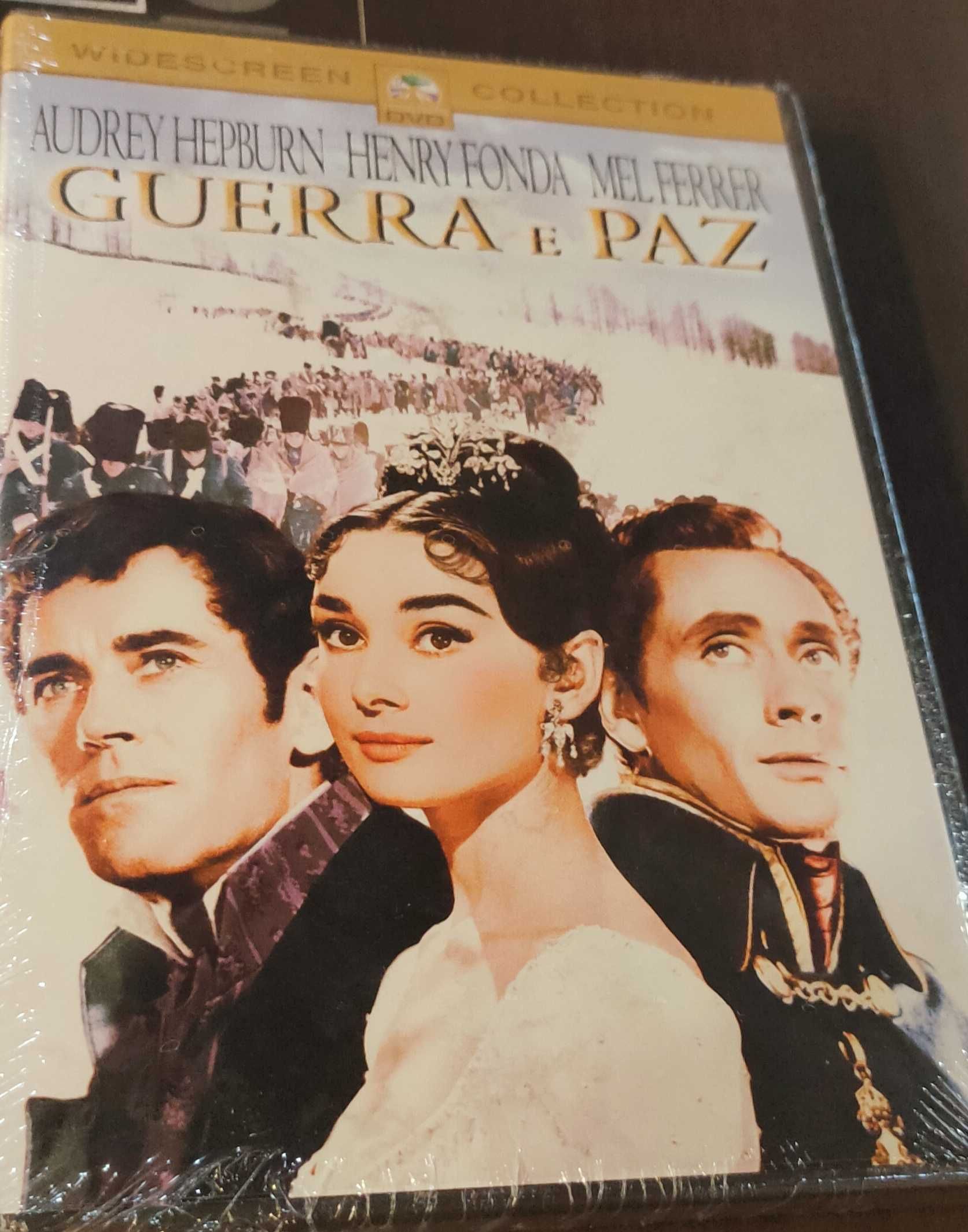 Dvd ainda fechado Guerra e Paz com Audrey Hepburn e Henry Fonda
