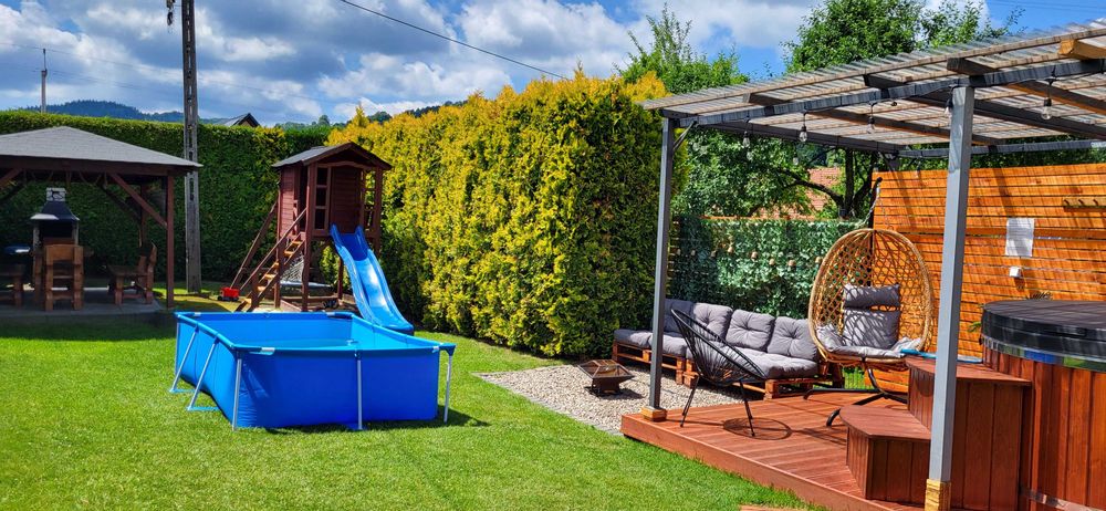 Zawoja- ogrodzony domek na wyłączność z jacuzzi.Wolny termin na święta