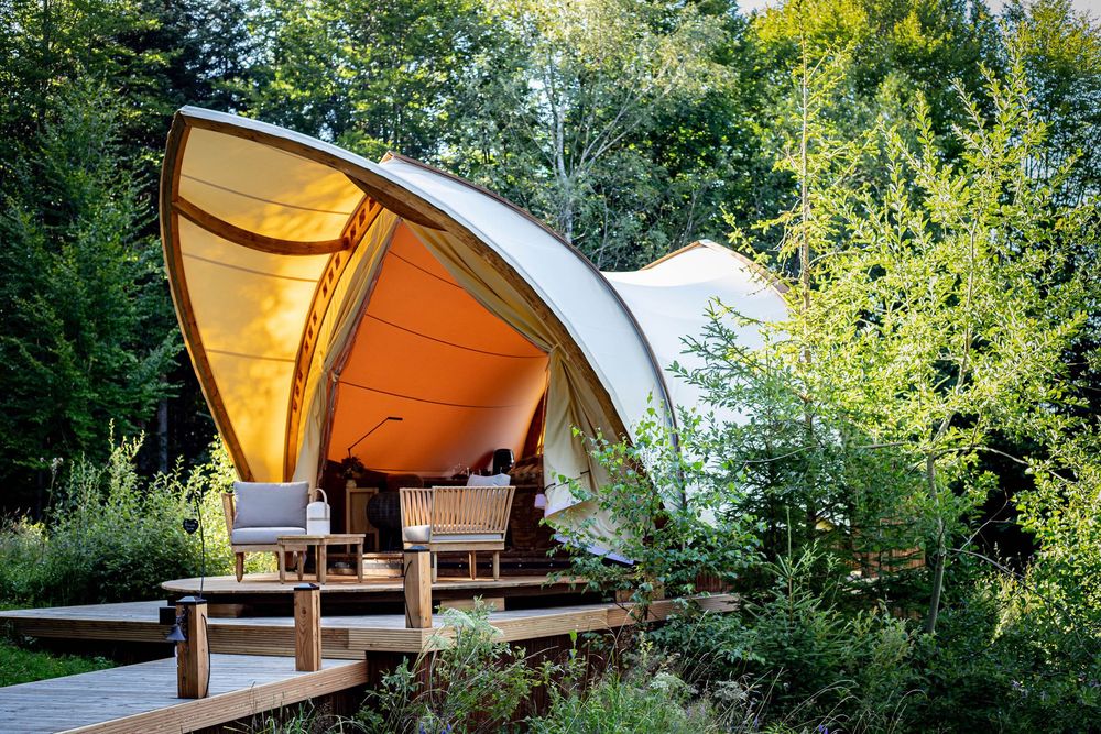 Ekskluzywny  moduł glamping  STROHBOID-Luksus/Tiny House/Mobilny Dom