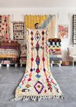 Marokański runner, handmade, wełna owcza, orient, dywan do korytarza