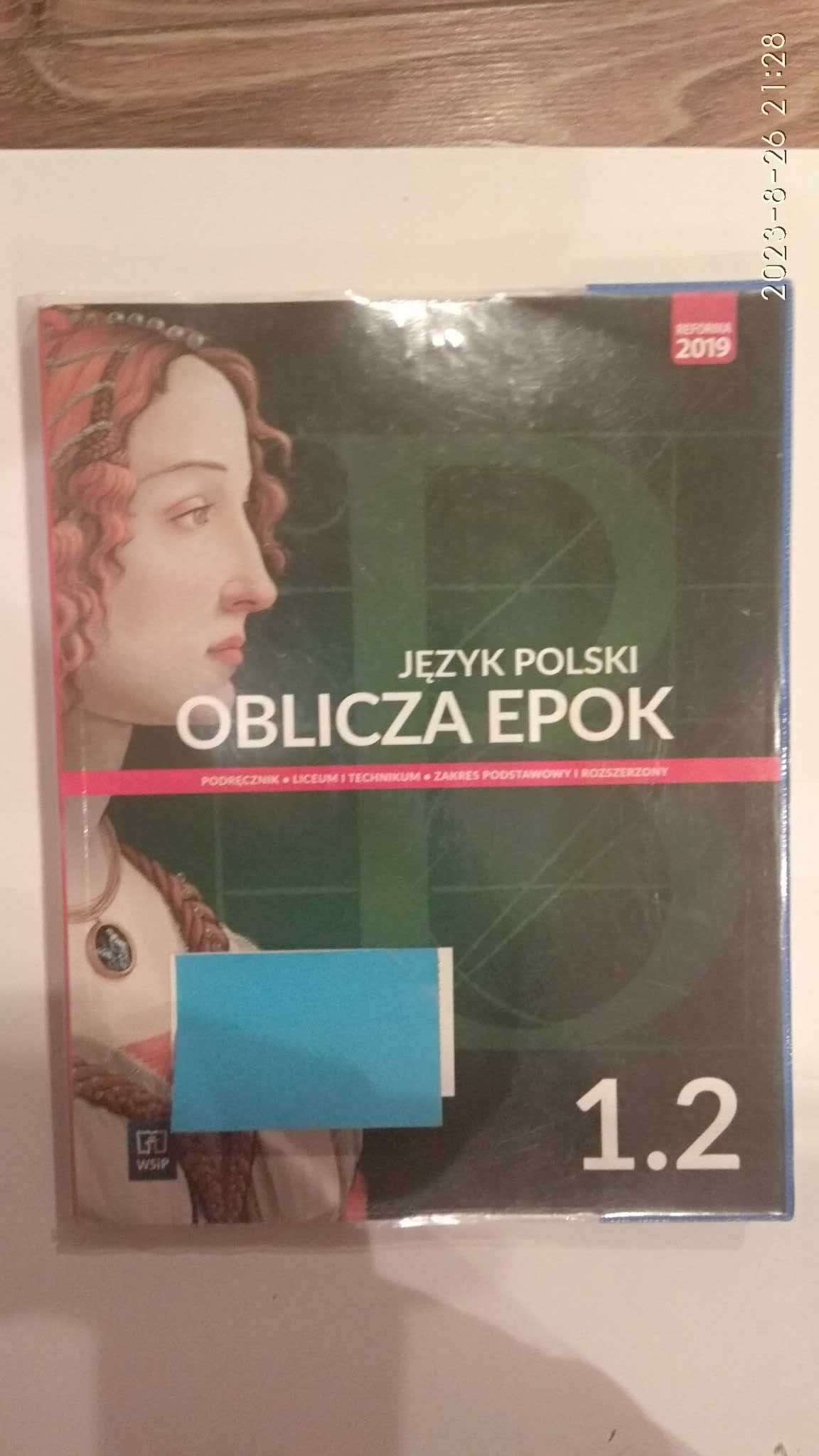 Podręczniki "Oblicza epok" 1.1 i 1.2 - język polski