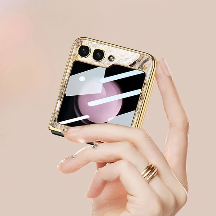 Tech-Protect Mood Marble Galaxy Z Flip 5 Black