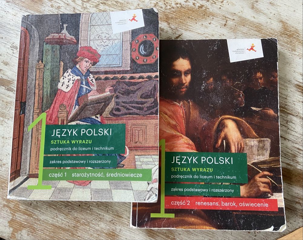 podręczniki do j. polskiego „GWO” do klasy 1 // 2 części