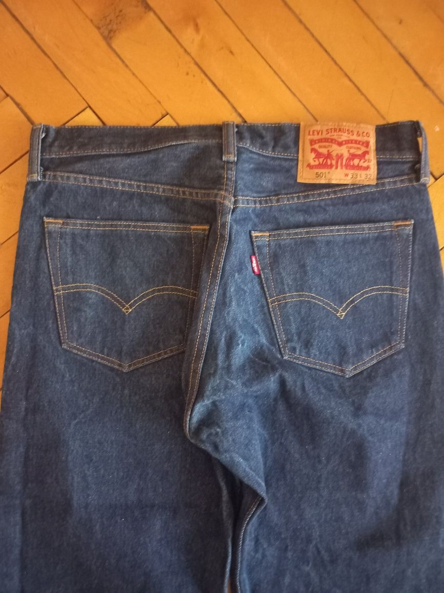 Мужские джинсы Levis 501, деним